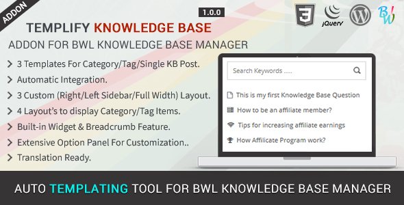 BWL Knowledge Base Manager - 19