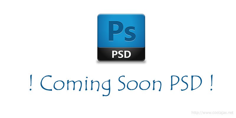 Free Coming Soon Page PSD Template Download