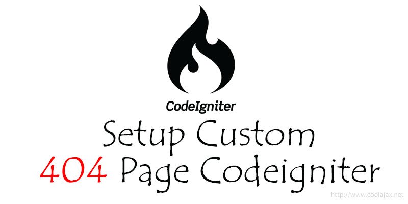 setup custom 404 page in codeigniter